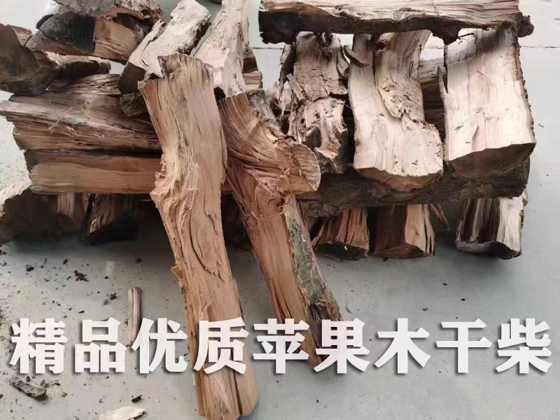 苹果树原木木头木炭材火工艺雕刻香菇原料等等