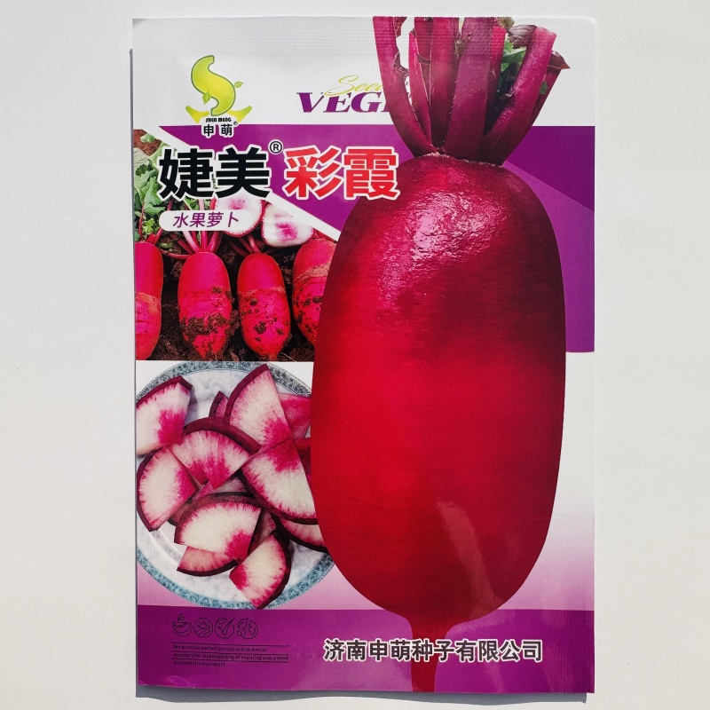 早熟水果萝卜种子口感脆甜预甜火龙果水果萝卜种子高端萝卜种