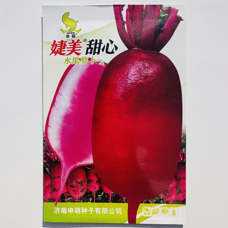 早熟水果萝卜种子口感脆甜预甜火龙果水果萝卜种子高端萝卜种