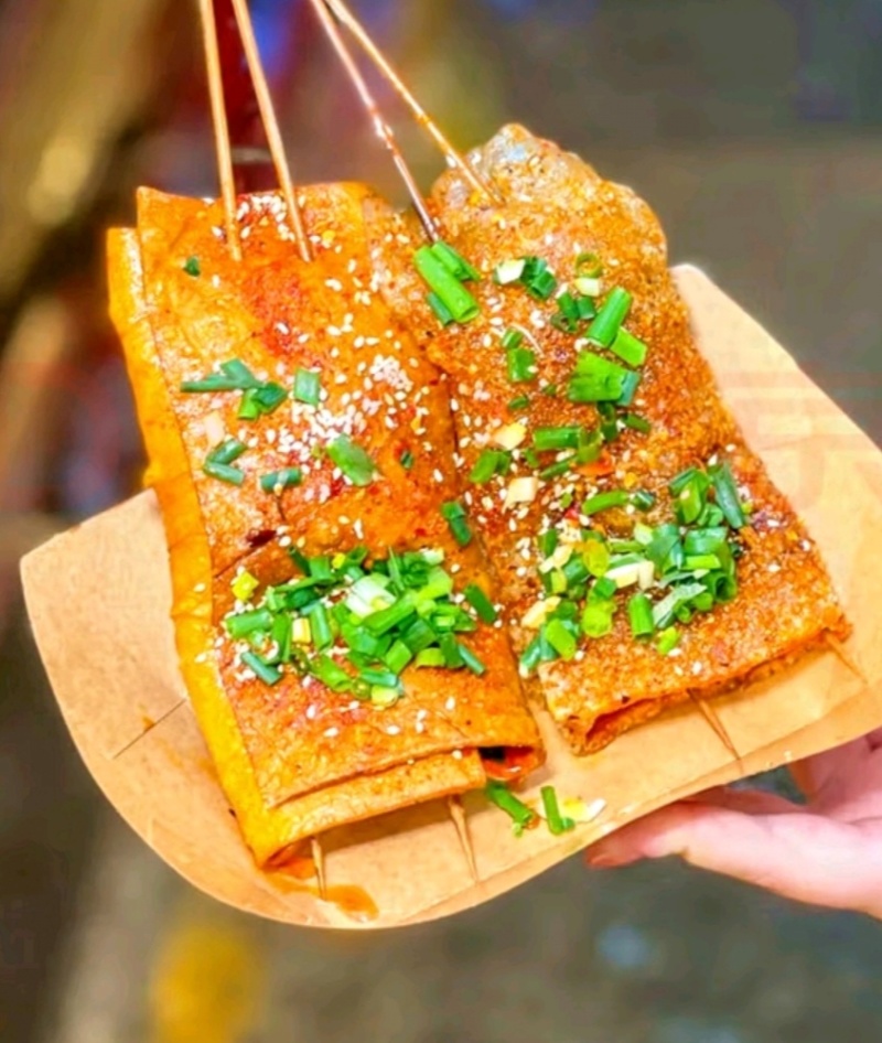 起泡豆干