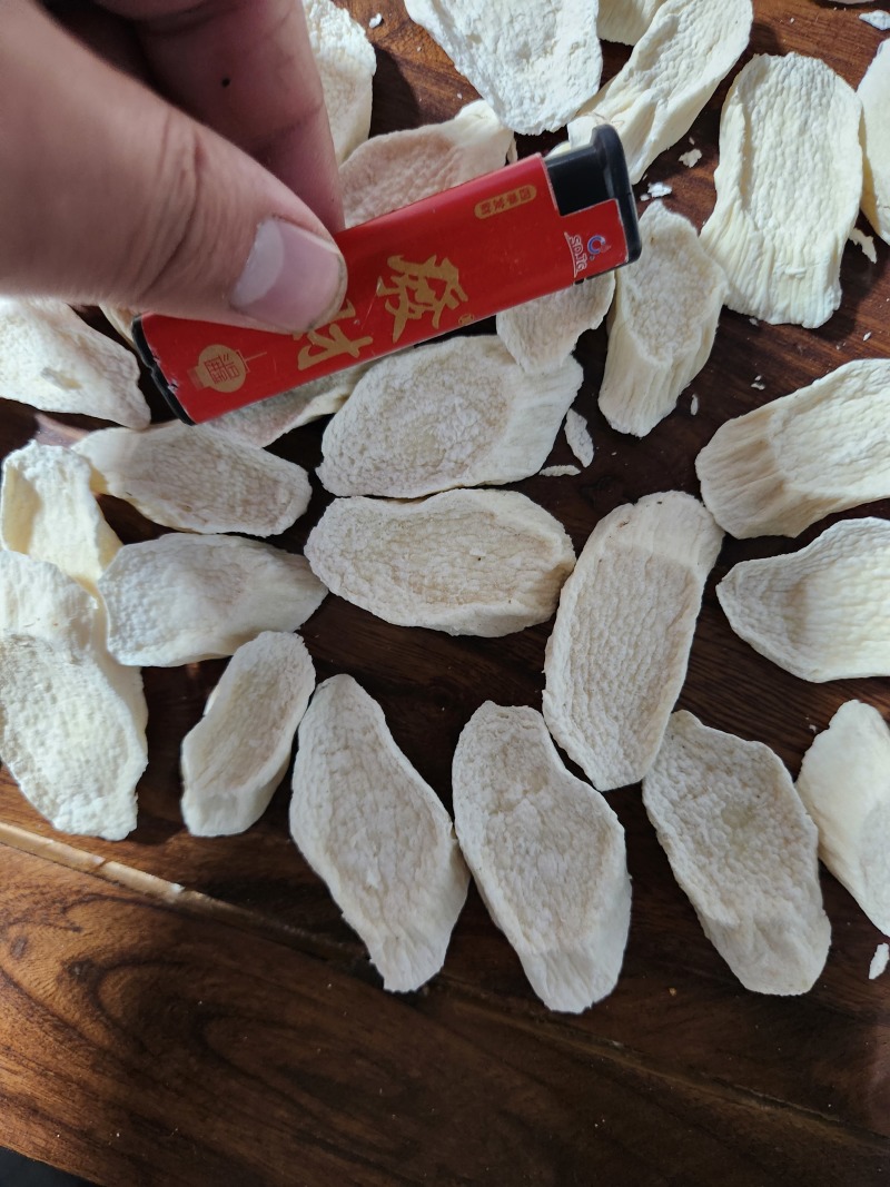 铁棍山药无硫片柳叶片原片片马蹄片中药材山药干