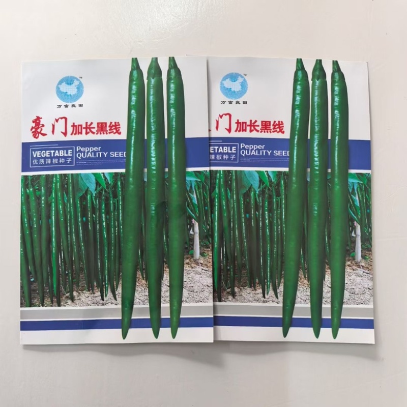 黑龙9号黑皱皮椒种子品种杂交一代皱皮辣味浓香品种种子