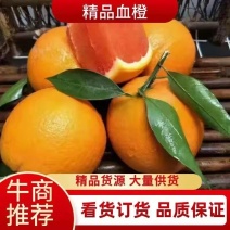 湖北宜昌中华红橙又称血橙果大皮薄，颜色红口感香甜多汁。