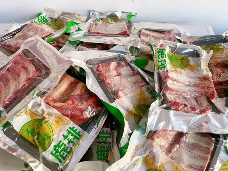 《吉林鹿业》精品鹿排骨新鲜美味可发往全国市场！