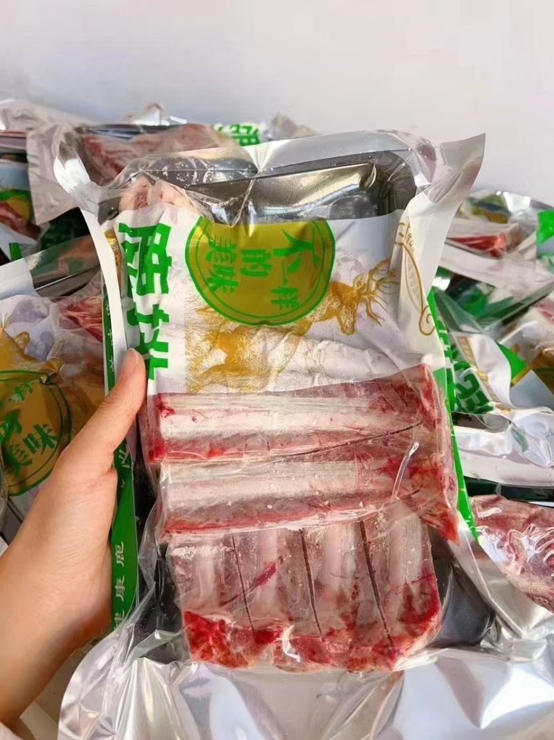 《吉林鹿业》精品鹿排骨新鲜美味可发往全国市场！