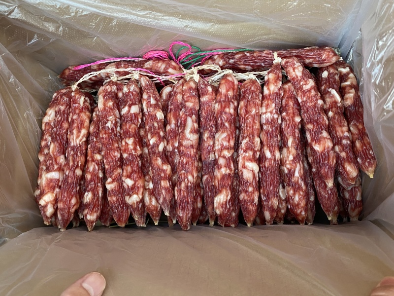 跑山猪土猪王腊肠高品质传统广式腊肠腊味纯猪肉