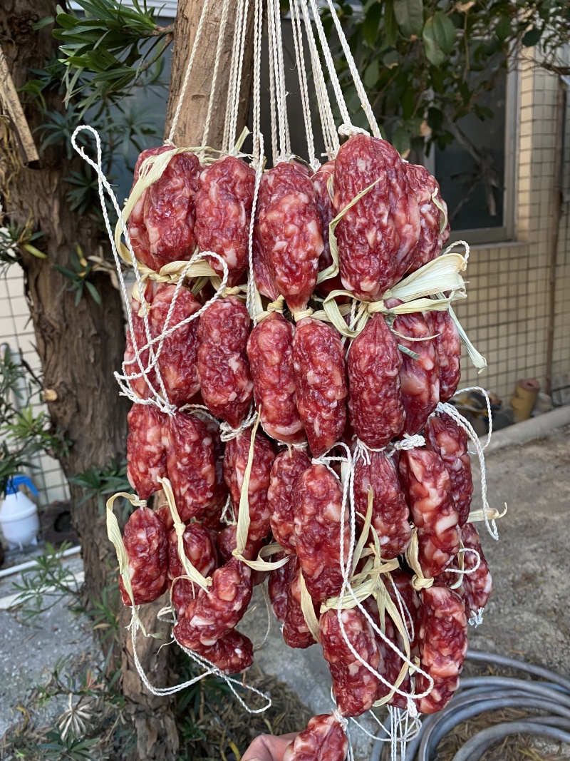 精制东莞肠枣肠大粒肠广式腊肠玉米衣腊肠腊味高质量酒店供应