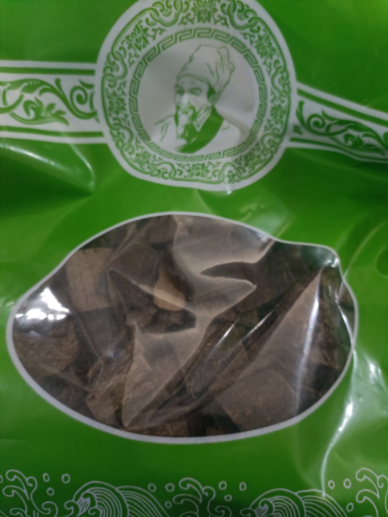 杜仲中药材炒杜仲皮拉丝净货