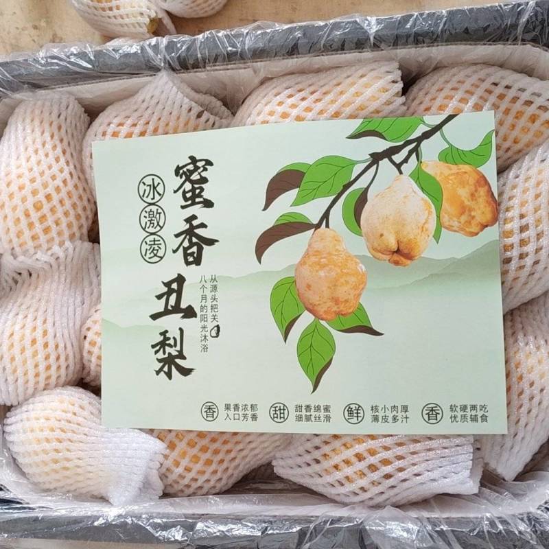 【社区团购供货】冰激凌蜜香丑梨非中华丑梨香甜软糯整车直发