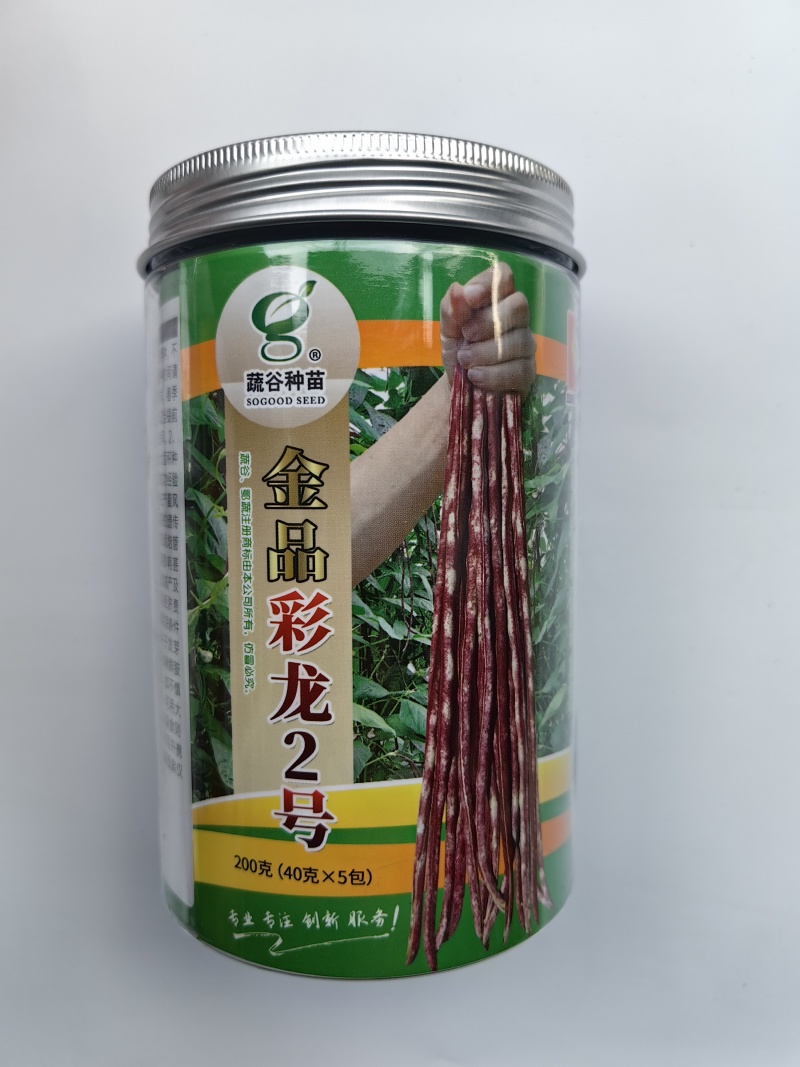 彩龙2号红豇豆种子加长紫红长豇豆紫红豆角春夏秋紫架豆种子