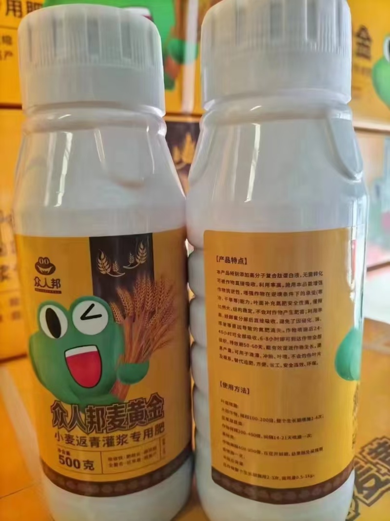 麦黄金小麦营养肥小麦反青叶面肥穗大饱满籽粒麦黄金