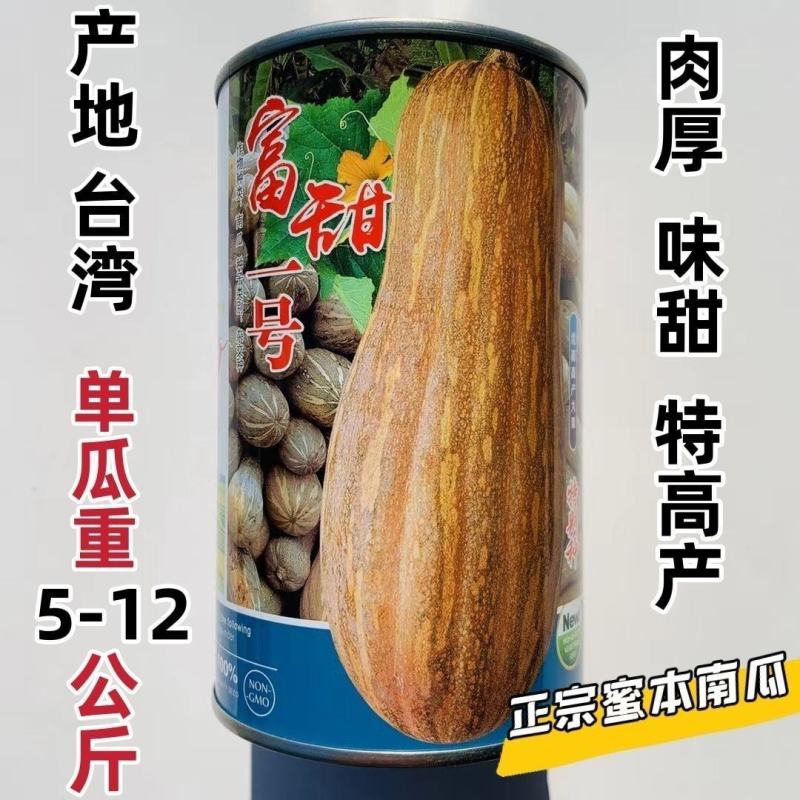富甜一号蜜本南瓜种子新品种特甜高产正宗蜜本南瓜种籽大果种
