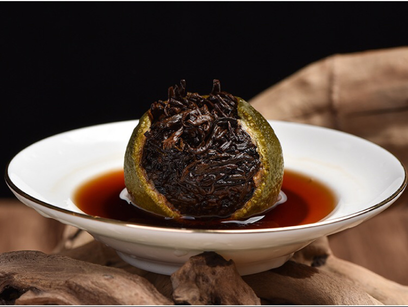 老牛茶，普耳茶小青柑