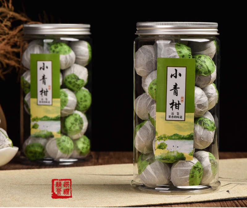 老牛茶，普耳茶小青柑