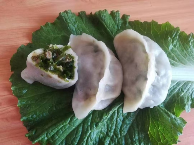 岛里特色海菜包子，海菜肉滋啦包子，海菜扇贝丁包子，素海菜包子