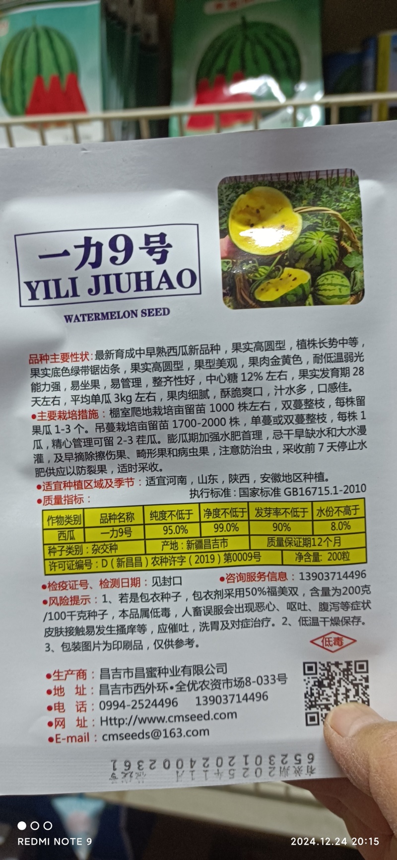 经典黄肉小果西瓜
