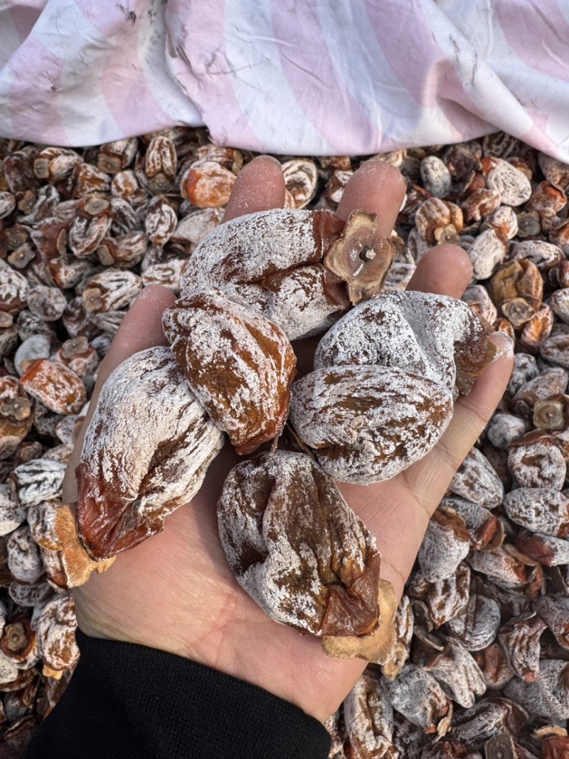 山东青州吊柿饼，霜饼，口感甜糯不涩，货源稳定，价格可刀