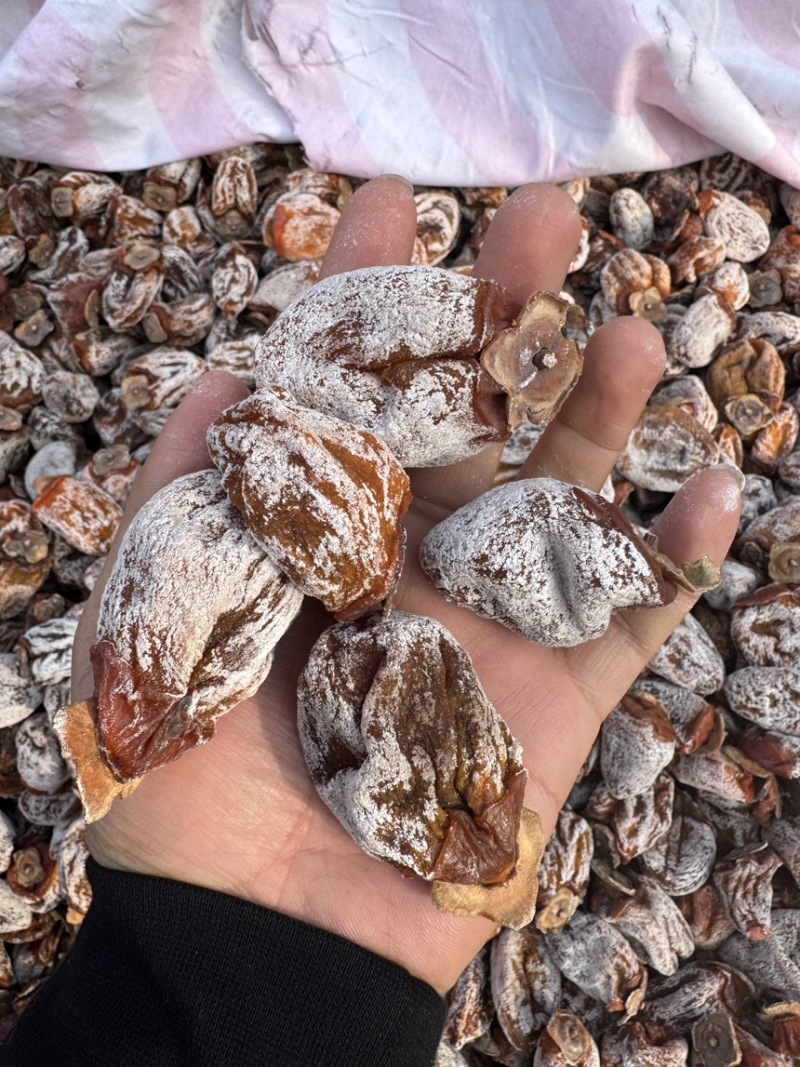 山东青州吊柿饼，霜饼，口感甜糯不涩，货源稳定，价格可刀