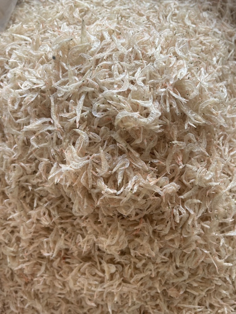 虾皮淡干无盐虾皮质量上乘干度纯干自然天晒虾皮