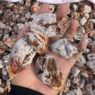 山东青州吊柿饼基地直发大量现货供应中大饼