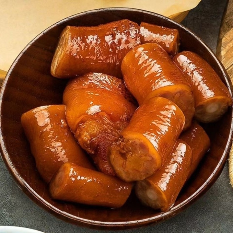 五香卤猪尾开袋即食一代一个荤菜电商**