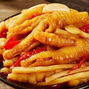 泡脚柠檬脆笋酸辣鸡爪酒店团购电商直播一件代发