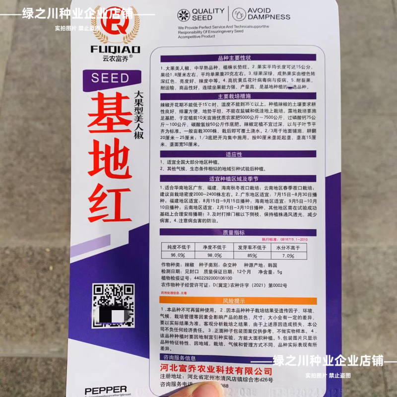 基地红美人椒种子大果海花红辣椒种子香辣耐裂果升级404