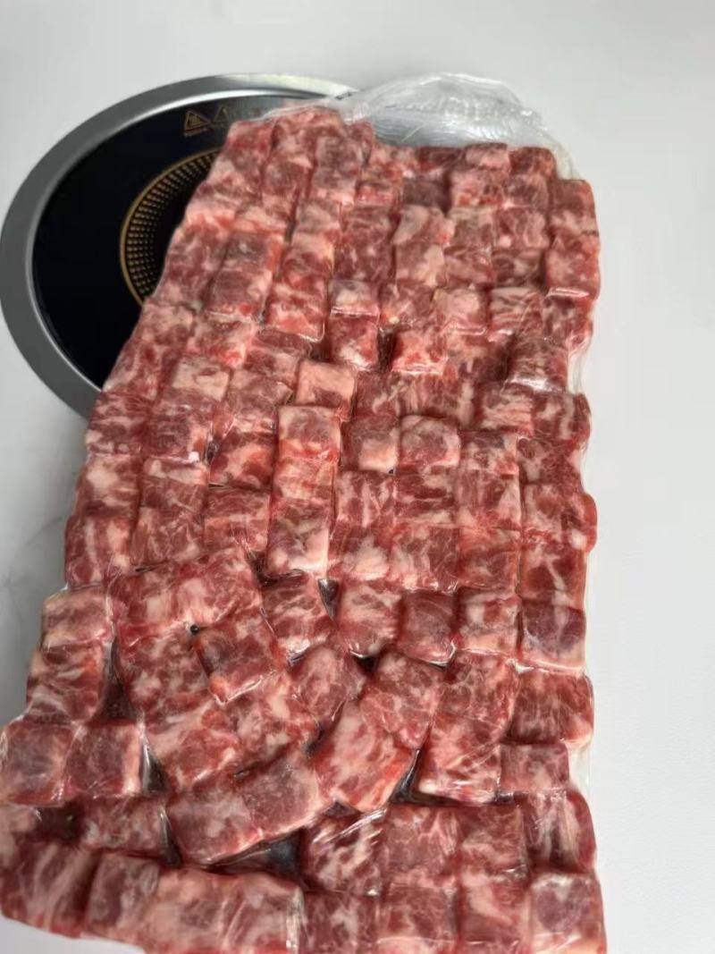自然和牛原汁牛肉粒！烤肉必备！自助必备！高品质！