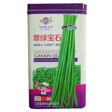 赣新翠绿宝石长豇豆种子荚长顺直翠绿肉厚不鼓籽耐老化基地种