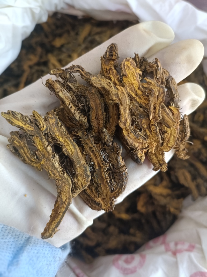 黄莲中药材黄莲切片鸡爪黄莲无添加实物实拍