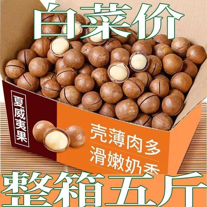 新货夏威夷果连罐装500g奶油坚果干果散装特产批发250