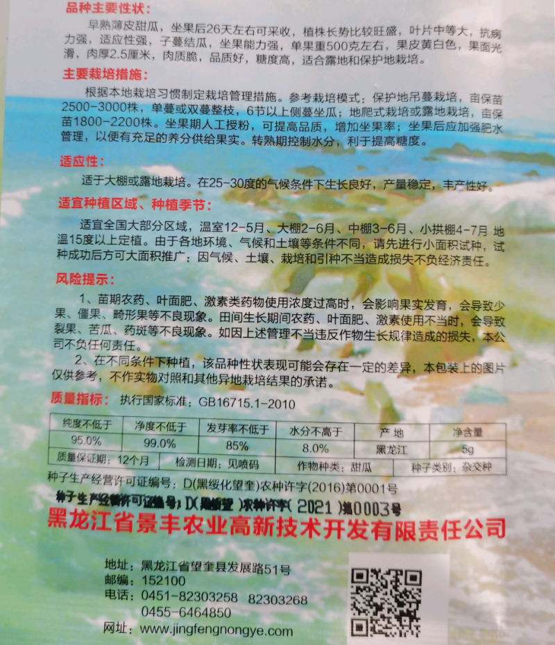 景甜景甜一号金尊日本甜宝甜瓜种子香甜浓香抗病丰产