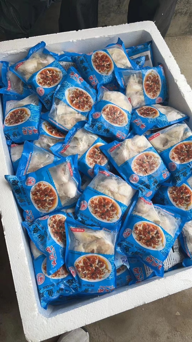 鲈鱼翅鲈鱼七星鲈鱼鳍剁椒鱼翅食材巴沙鱼翅鱼鳍