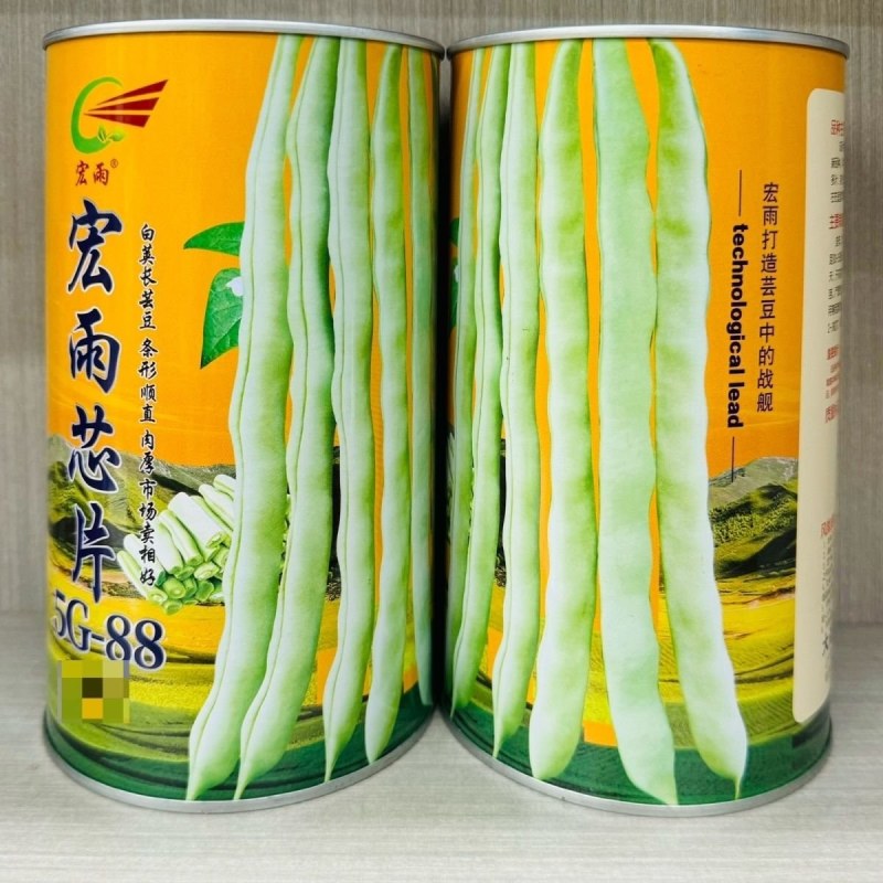 宏雨芯片架豆种子白荚长芸豆种籽高产四季豆种子农家春秋蔬菜