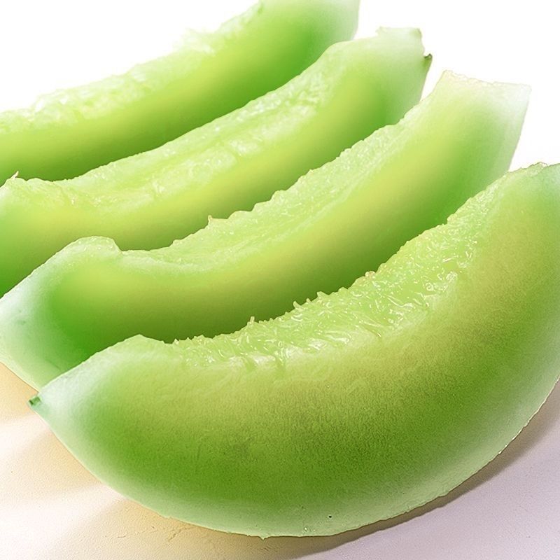 冰糖玉菇甜瓜种子薄皮杂交甜瓜种籽早熟抗病白皮绿肉质脆基地