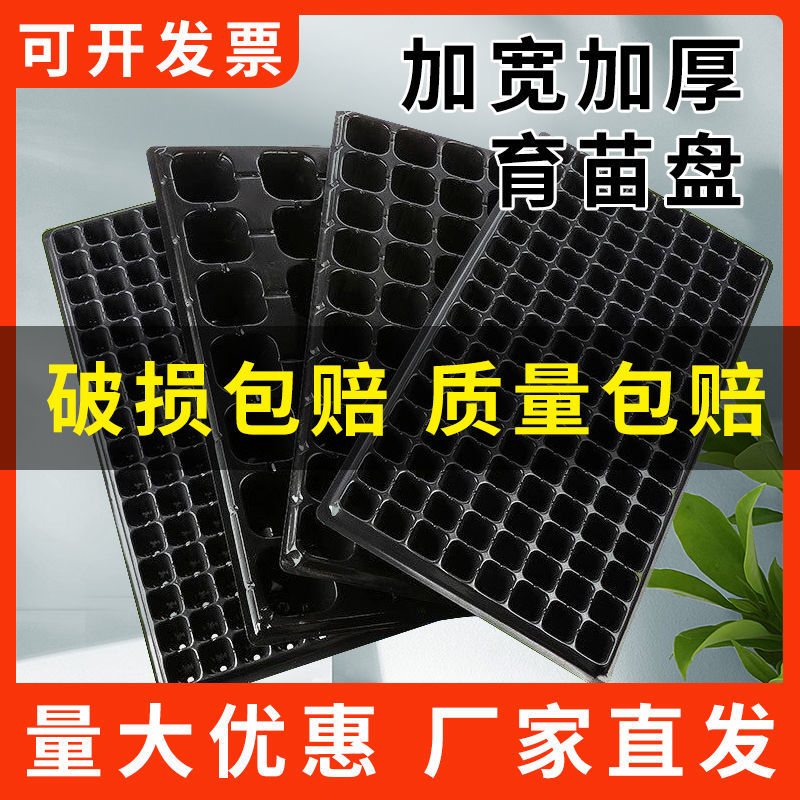 育苗批发穴盘苗盘盘穴盘草莓玉米辣椒多肉叶插苗育苗盘加厚超