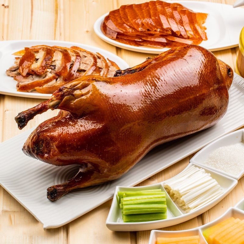 北京烤鸭开袋即食预制菜餐饮团购电商一件代发