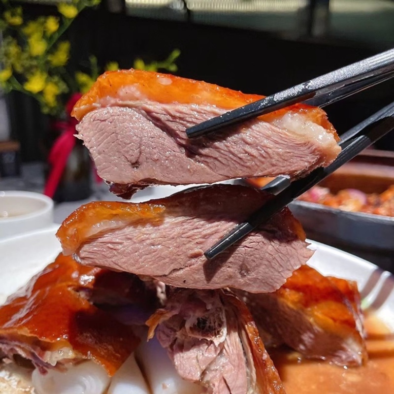 广式烤鹅现货现发一件代发工厂直供开袋即食预制菜