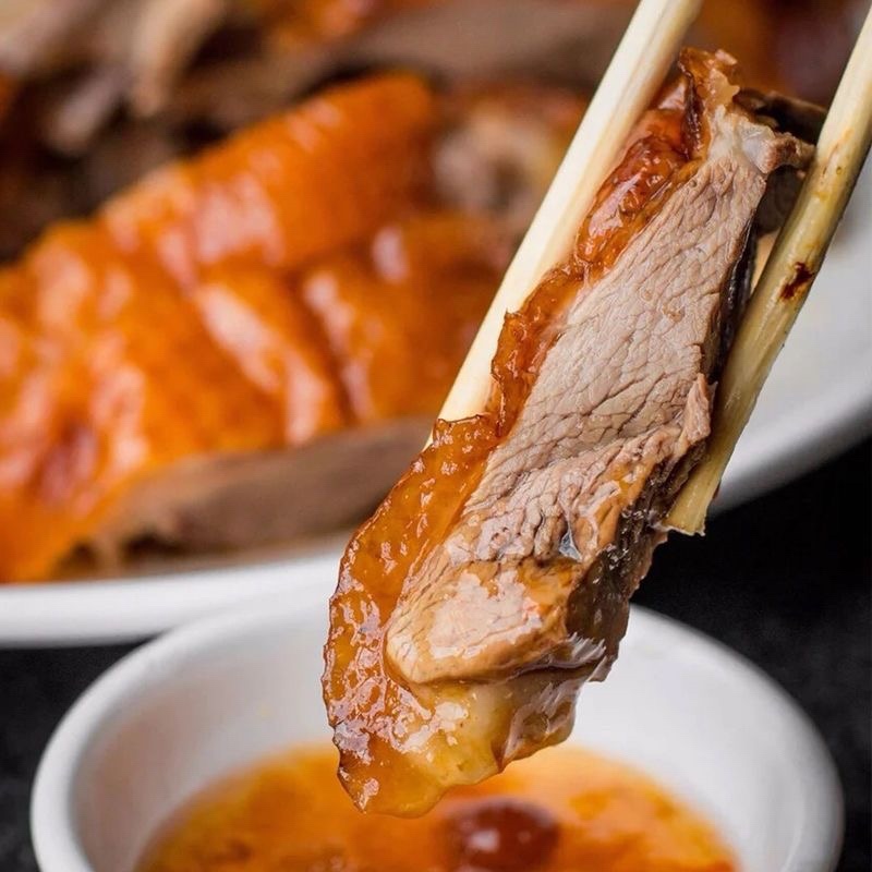 广式烤鹅现货现发一件代发工厂直供开袋即食预制菜