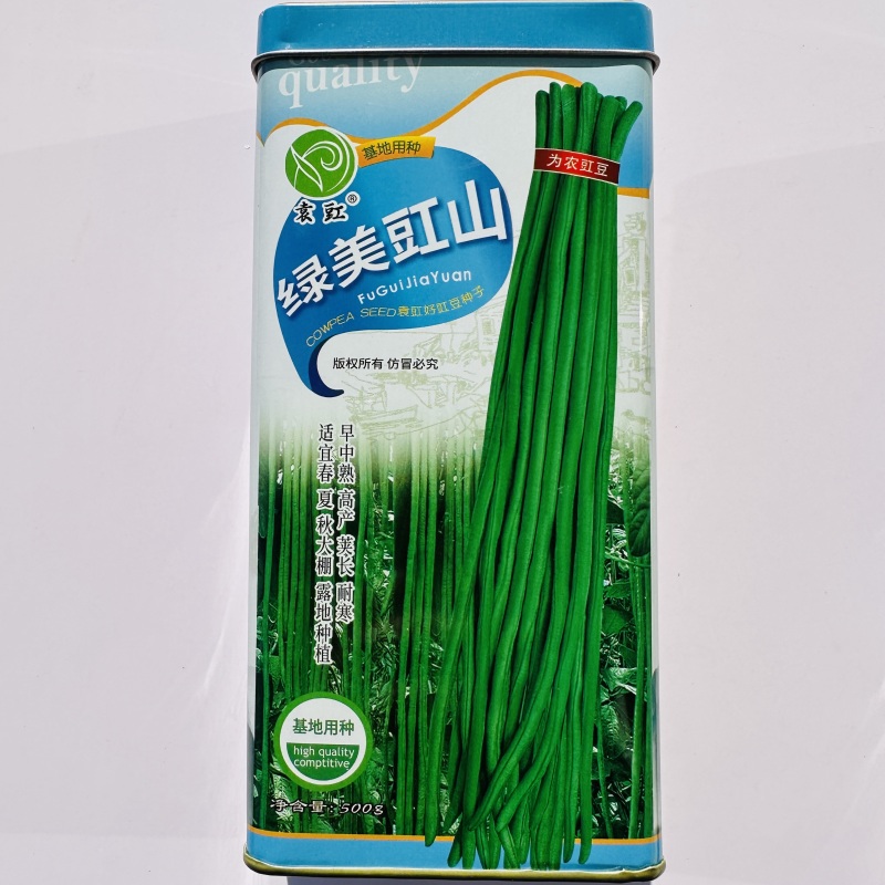 特长豇豆种子青条长豆角种子豇豆高产实心不鼓籽深绿条豆角种
