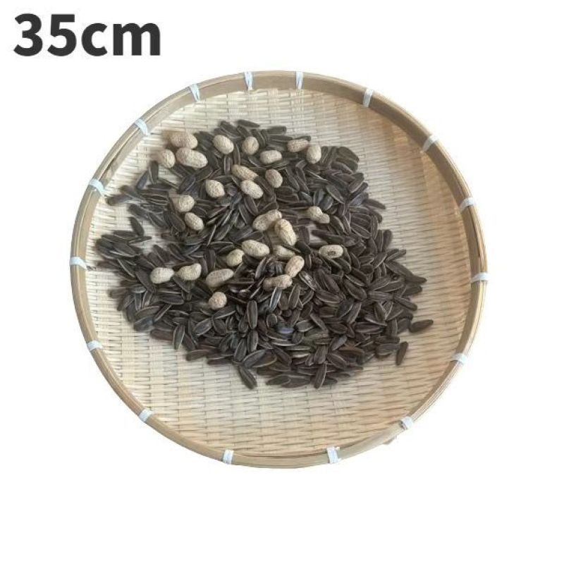竹编手工制品簸箕馒头农家圆形收纳洗菜无孔晾晒水果篮竹制品