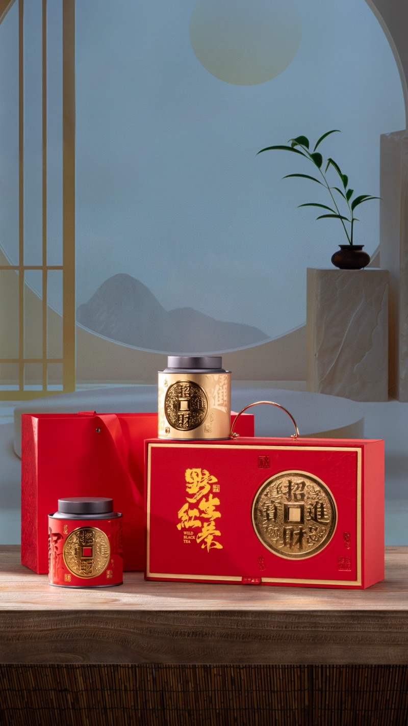 野茶正山小种高山野生红茶水蜜桃香送人礼盒装250g