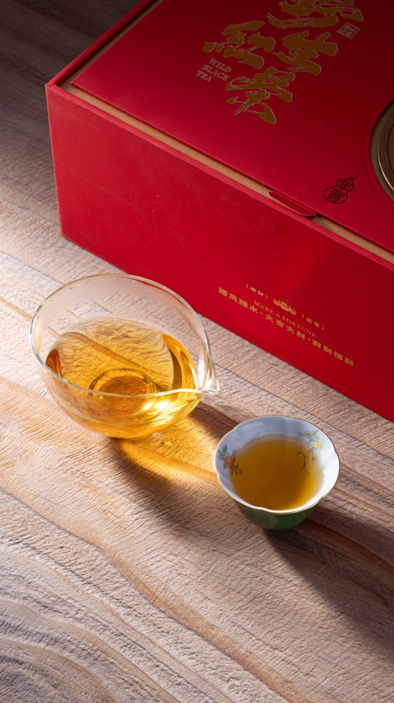 野茶正山小种高山野生红茶水蜜桃香送人礼盒装250g