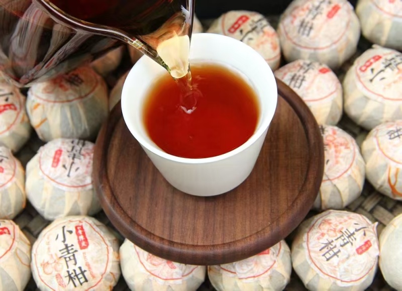 小青柑普洱茶