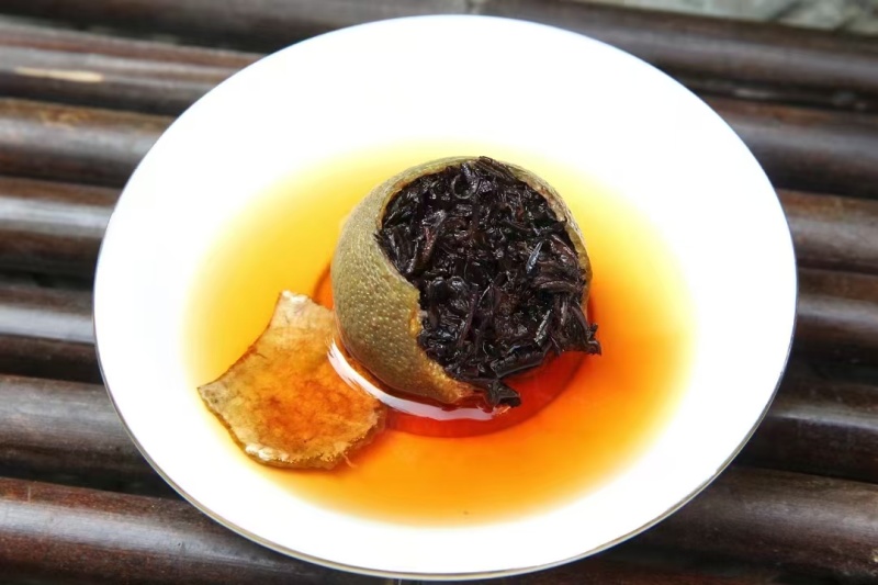 小青柑普洱茶