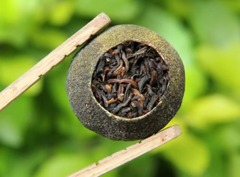 小青柑普洱茶