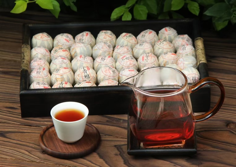 小青柑普洱茶