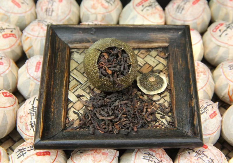 小青柑普洱茶