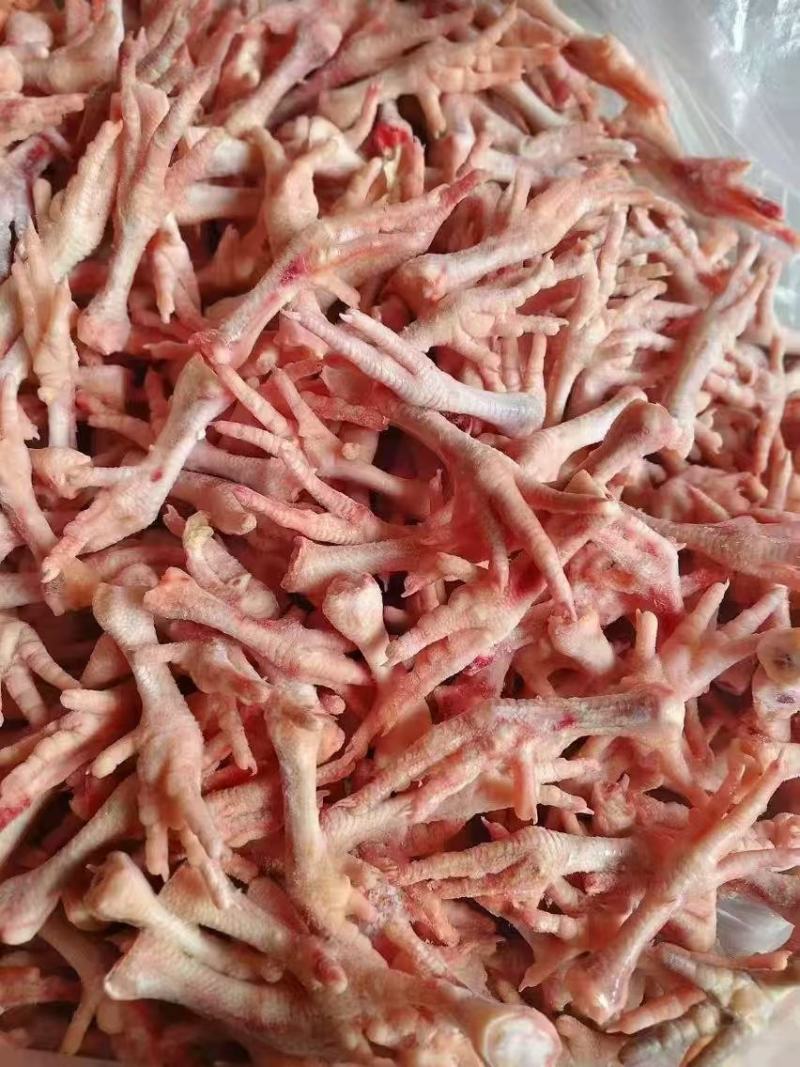 冷冻长鸡爪生鲜鸡爪大鸡爪柠檬泡椒凤爪批发