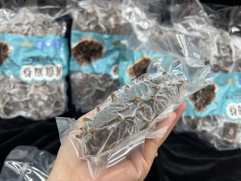 鲜食辽参大连辽参即食海参免发海参鲜蒸海参工厂批发价